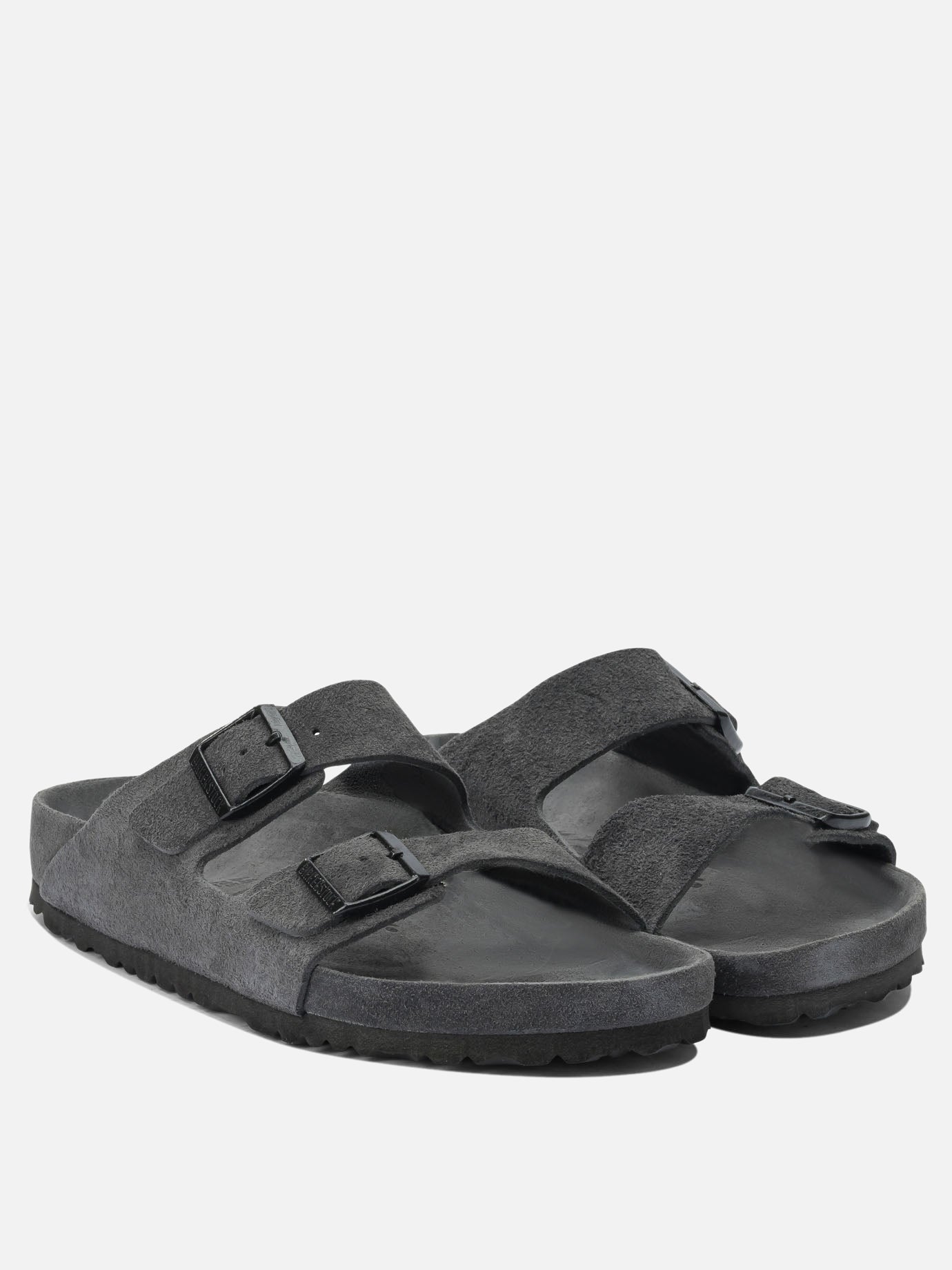 Flat sandals 100% leather - 100% rubber  Grey - Birkenstock Men | PDP | VIETTI Online Store | Zoom-Modal_2
