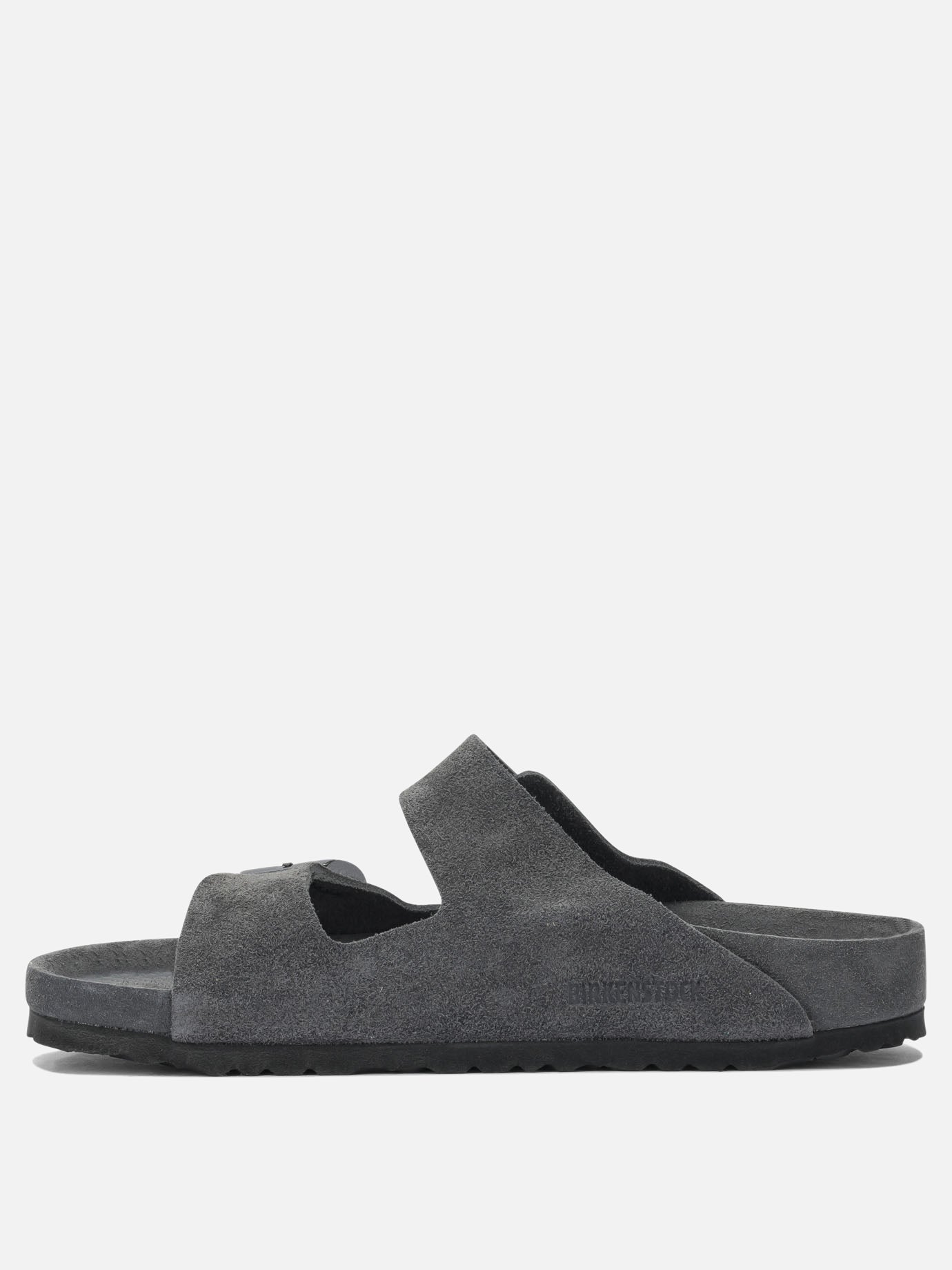 Flat sandals 100% leather - 100% rubber  Grey - Birkenstock Men | PDP | VIETTI Online Store | thumbnail_3