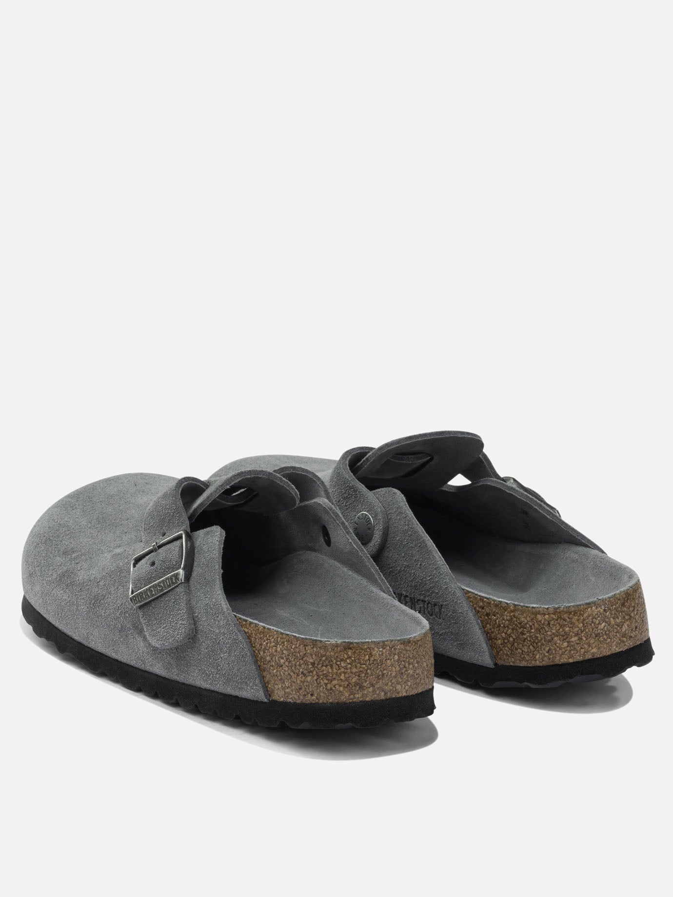 Slides 100% leather  Grigio - Birkenstock Donna | PDP | VIETTI Online Store | thumbnail_4