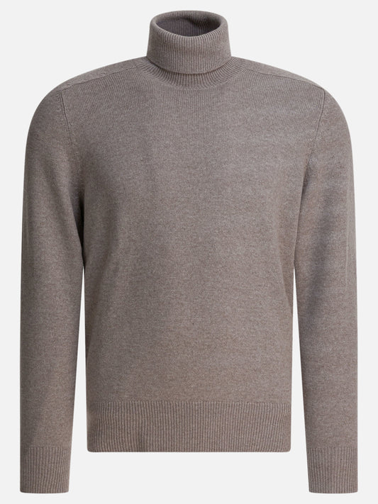 Turtleneck sweaters Solid colour  Beige - Brunello Cucinelli Men | PLP | VIETTI Online Store 
