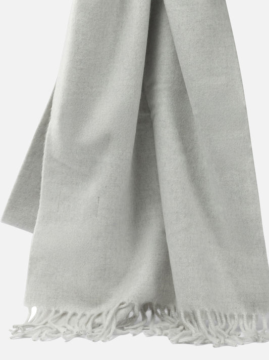 Fringed scarves 100% cashemere  Grey - Brunello Cucinelli Women | PLP | VIETTI Online Store | 2
