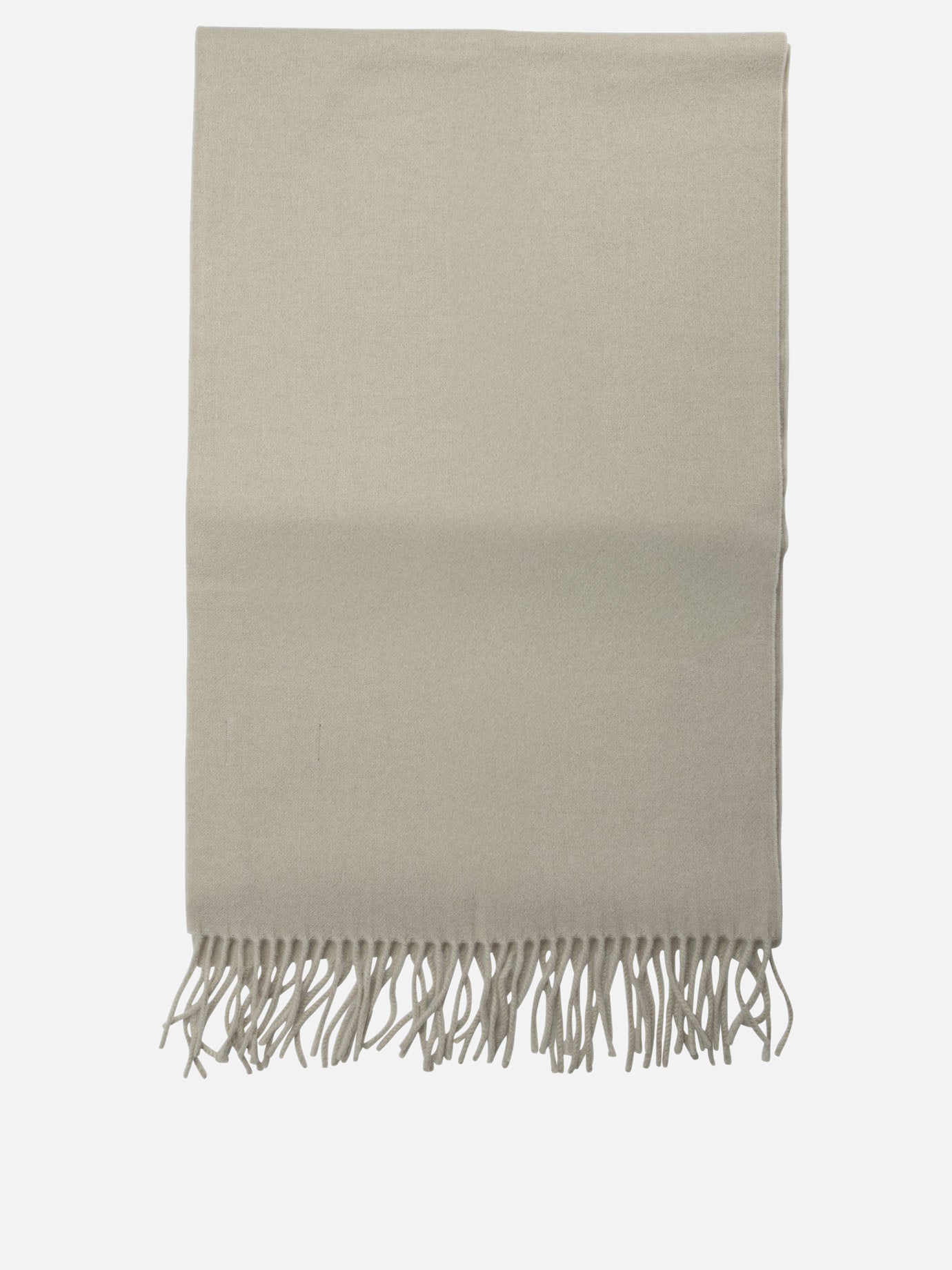 Fringed scarves 100% cashemere  Beige - Brunello Cucinelli Women | PDP | VIETTI Online Store | Zoom-Modal
