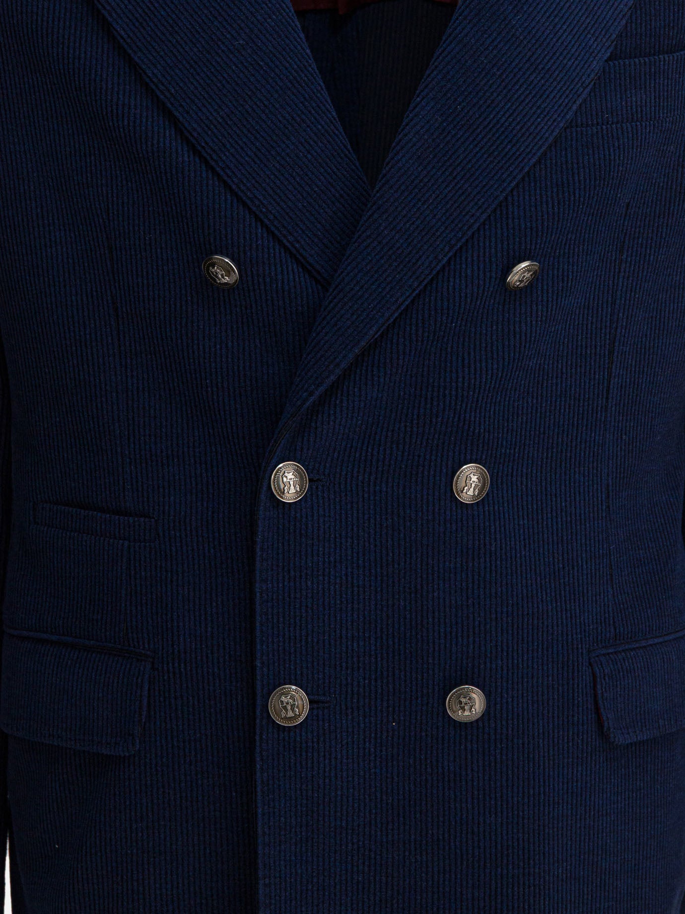 Blazers Solid colour  Blue - Brunello Cucinelli Men | PDP | VIETTI Online Store | Zoom-Modal_3
