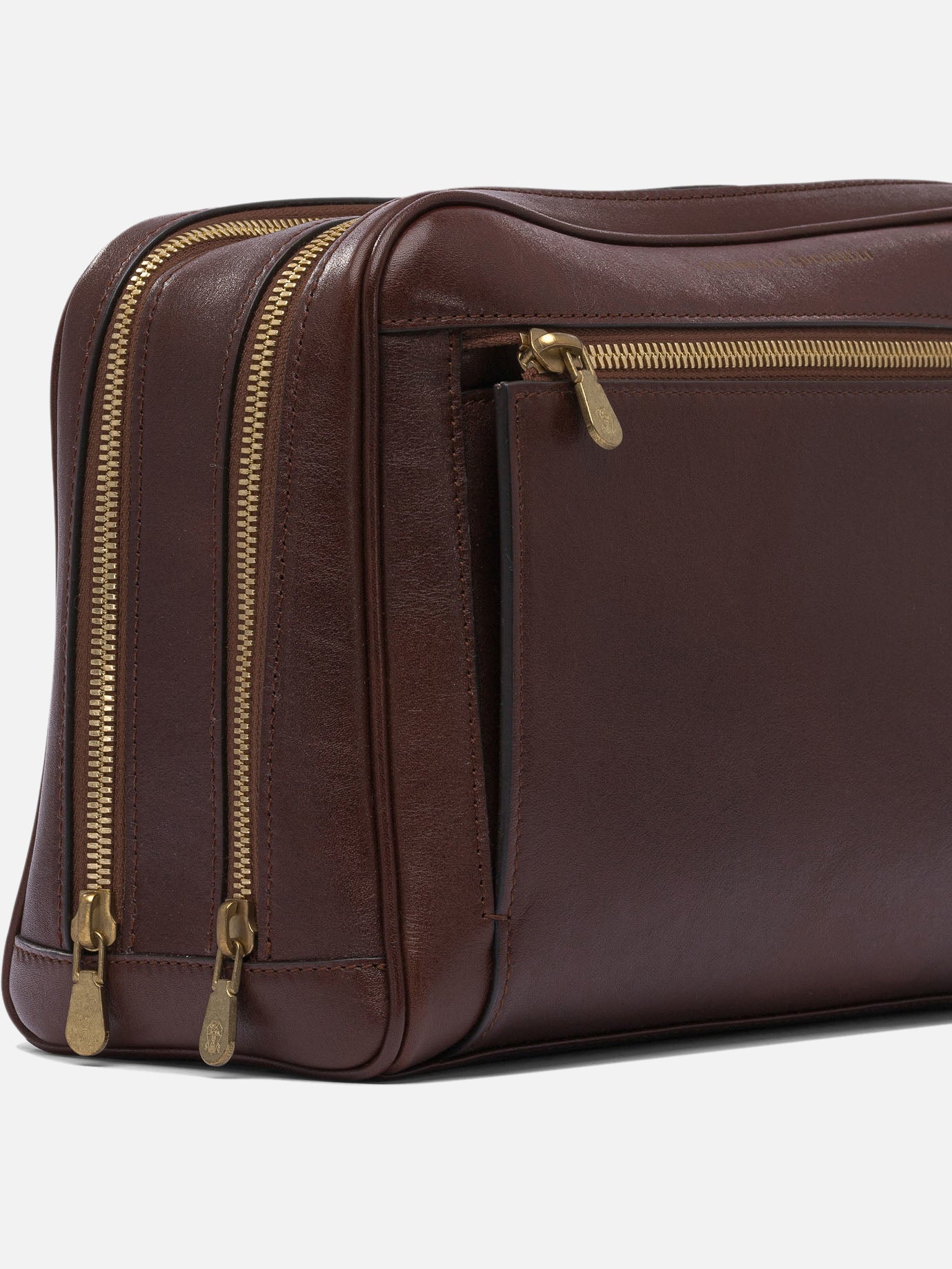 100% leather 100% leather  Brown - Brunello Cucinelli Men | PDP | VIETTI Online Store | Zoom-Modal_4
