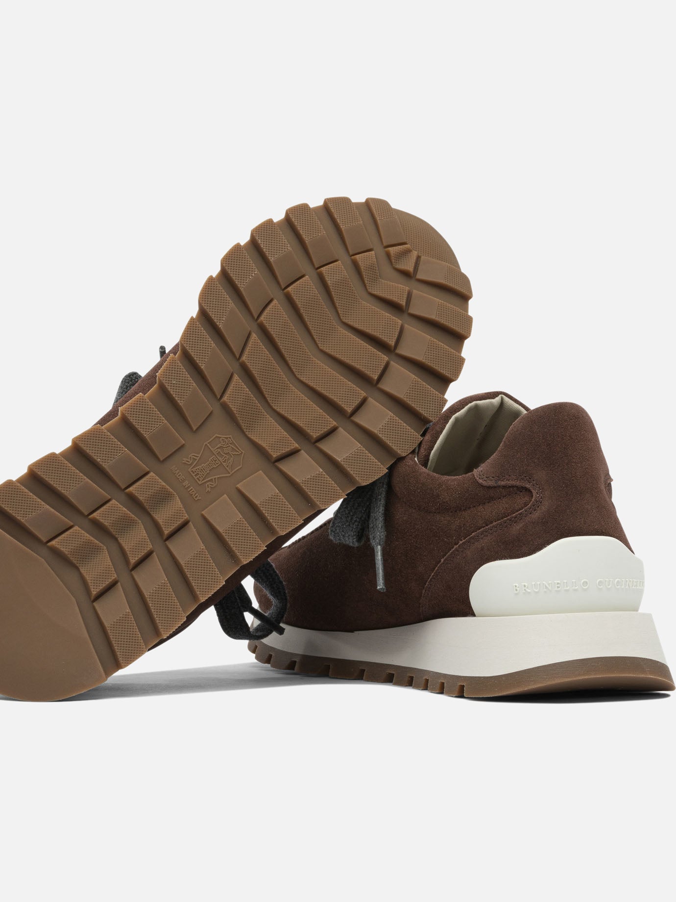 Sneaker basse 100% suede - 100% rubber  Bordeaux - Brunello Cucinelli Donna | PDP | VIETTI Online Store | Zoom-Modal_5
