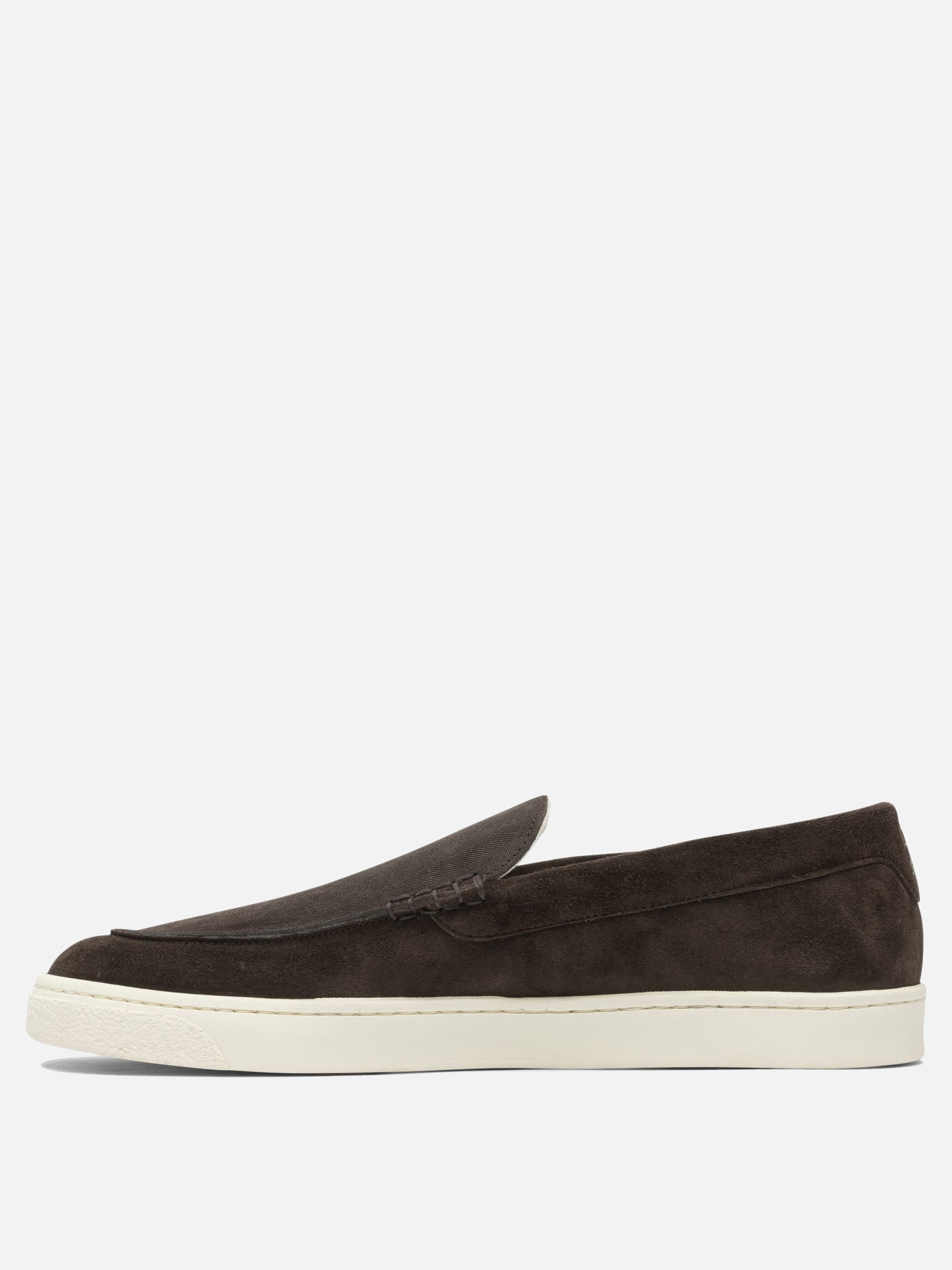 Mocassini 100% suede - 100% rubber  Marrone - Brunello Cucinelli Uomo | PDP | VIETTI Online Store | Zoom-Modal_3
