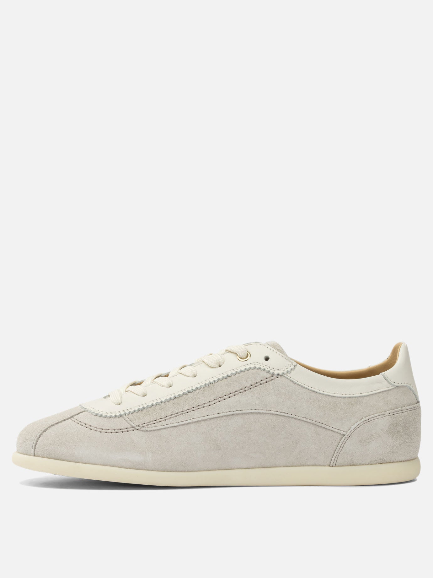 Sneaker basse 100% suede - 100% rubber  Beige - Brunello Cucinelli Uomo | PDP | VIETTI Online Store | Zoom-Modal_3
