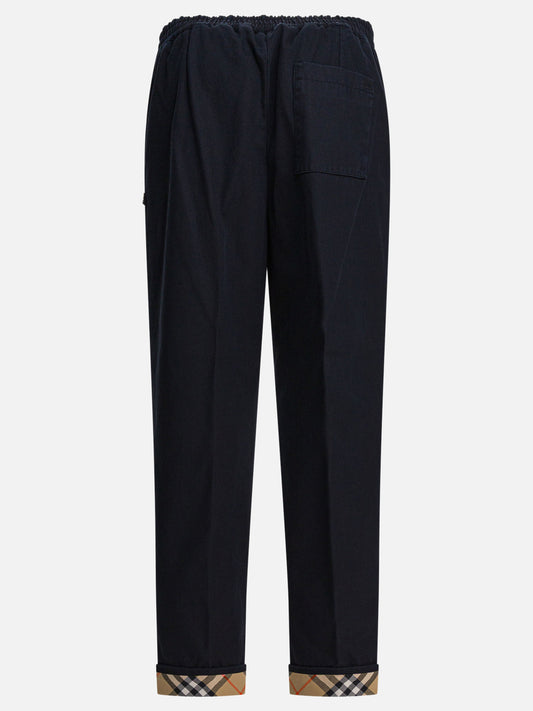 Pantaloni casual Solid colour  Nero - Burberry Uomo | PLP | VIETTI Online Store | 2
