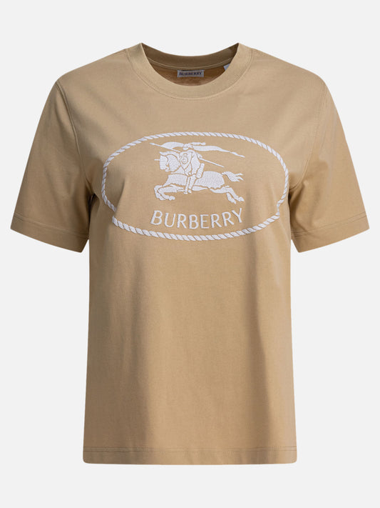 Burberry T-shirt con Knight Stamp 12539255_S Beige 1