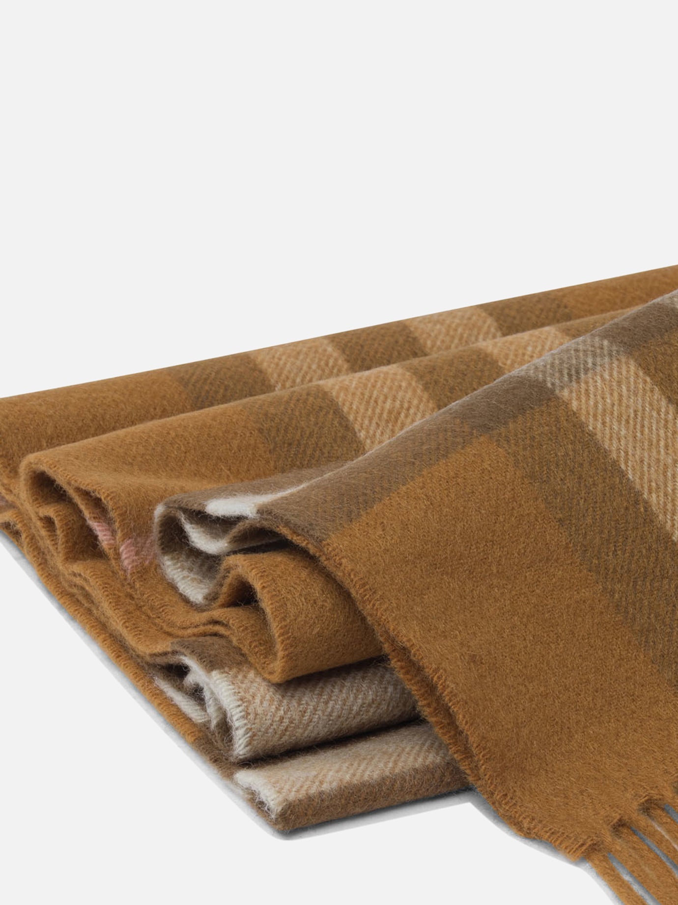 Sciarpe con frange 100%cashmere  Beige - Burberry Uomo | PDP | VIETTI Online Store | thumbnail_2