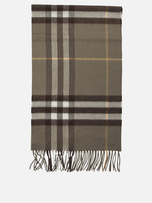 Fringed scarves 100%cashmere  Beige - Burberry Men | PDP | VIETTI Online Store 
