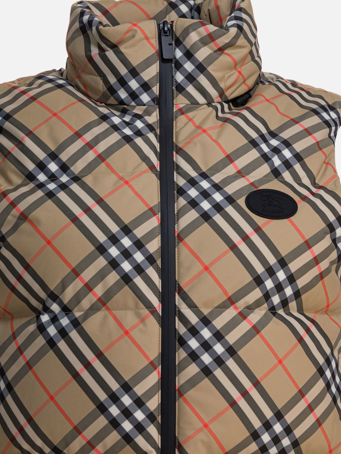 Vest jackets Check  Beige - Burberry Women | PDP | VIETTI Online Store | thumbnail_3