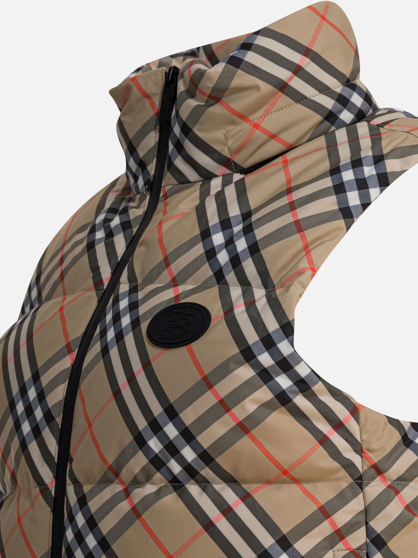 Vest jackets Check  Beige - Burberry Women | PDP | VIETTI Online Store | Zoom-Modal_4
