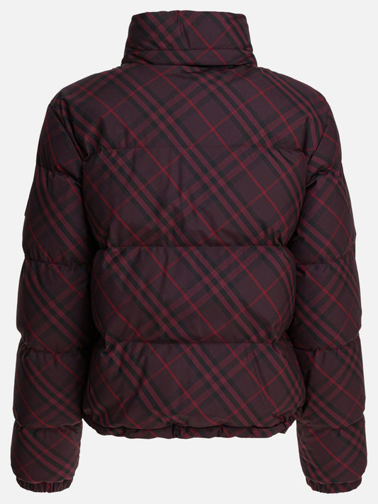 Piumini corti Check  Bordeaux - Burberry Donna | PDP | VIETTI Online Store | 2

