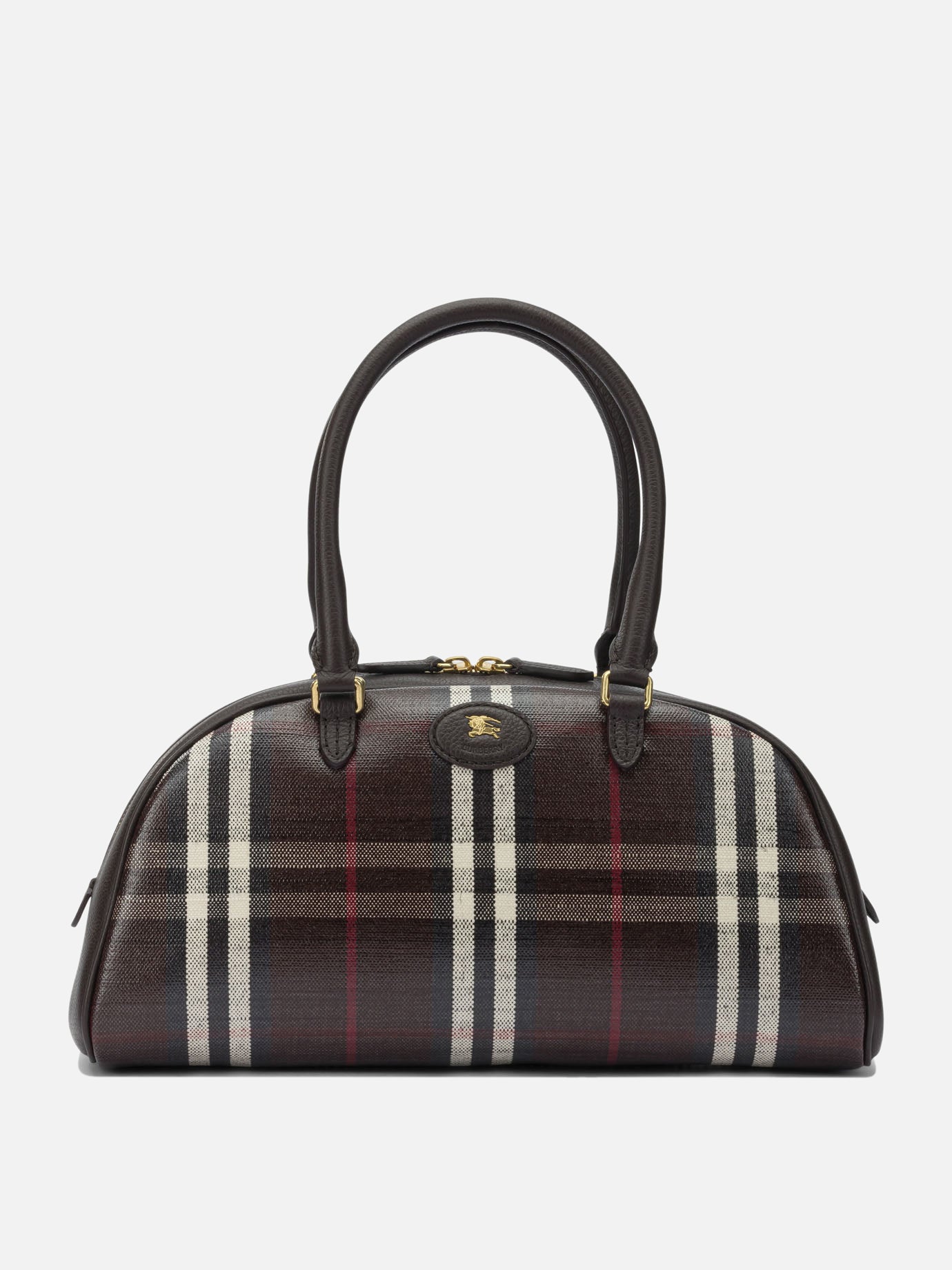 Borse medie 69% cotton 21% viscose 10% linen  Marrone - Burberry Donna | PDP | VIETTI Online Store | Zoom-Modal
