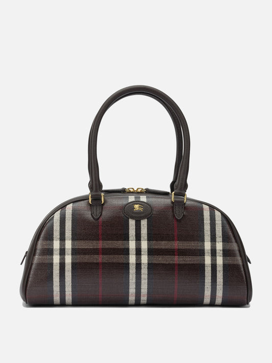 Borse medie 69% cotton 21% viscose 10% linen  Marrone - Burberry Donna | PLP | VIETTI Online Store 
