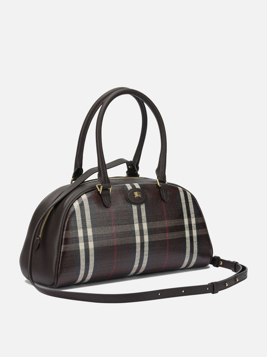 Borse medie 69% cotton 21% viscose 10% linen  Marrone - Burberry Donna | PLP | VIETTI Online Store | 2
