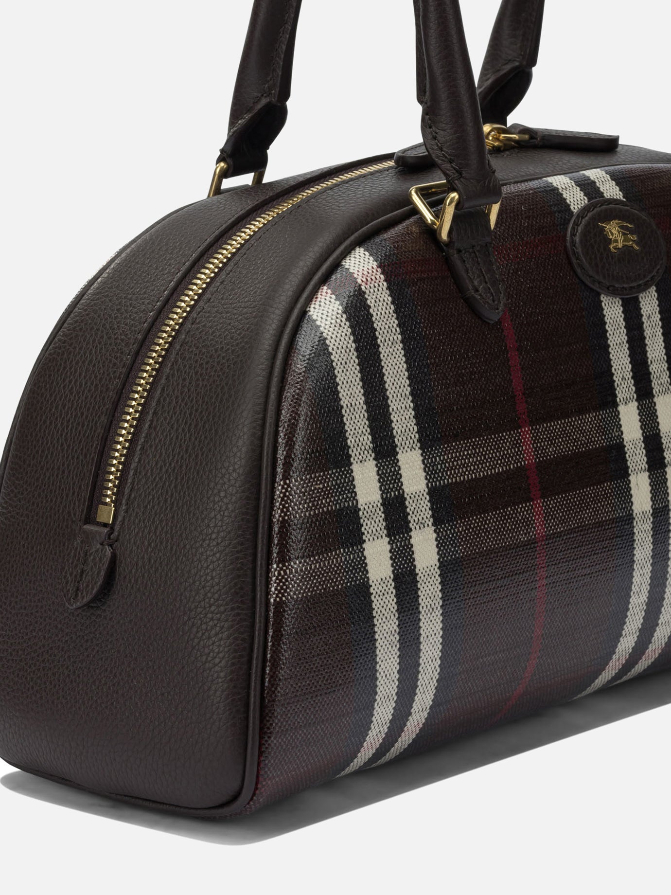 Borse medie 69% cotton 21% viscose 10% linen  Marrone - Burberry Donna | PDP | VIETTI Online Store | Zoom-Modal_4
