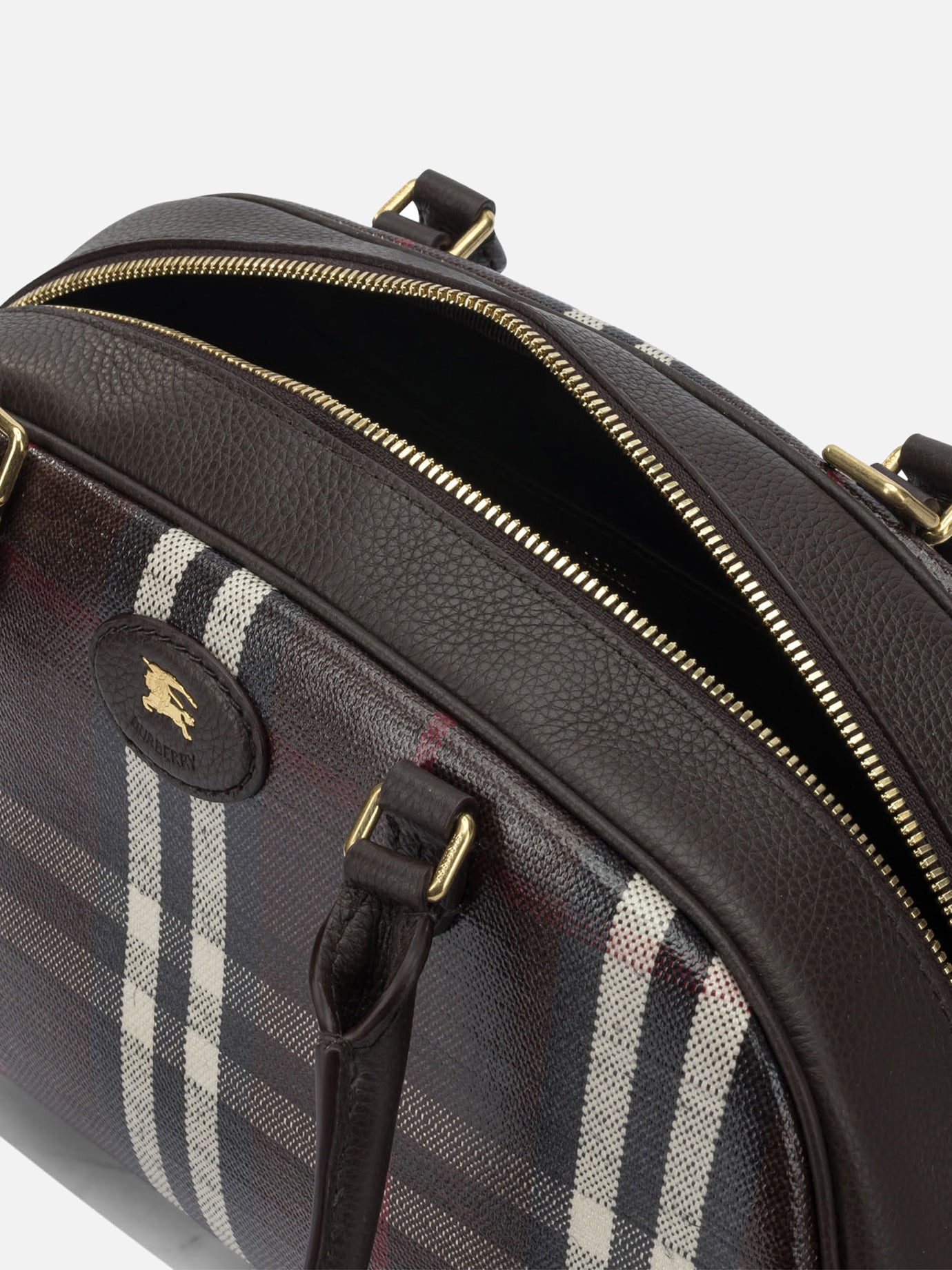 Borse medie 69% cotton 21% viscose 10% linen  Marrone - Burberry Donna | PDP | VIETTI Online Store | Zoom-Modal_5
