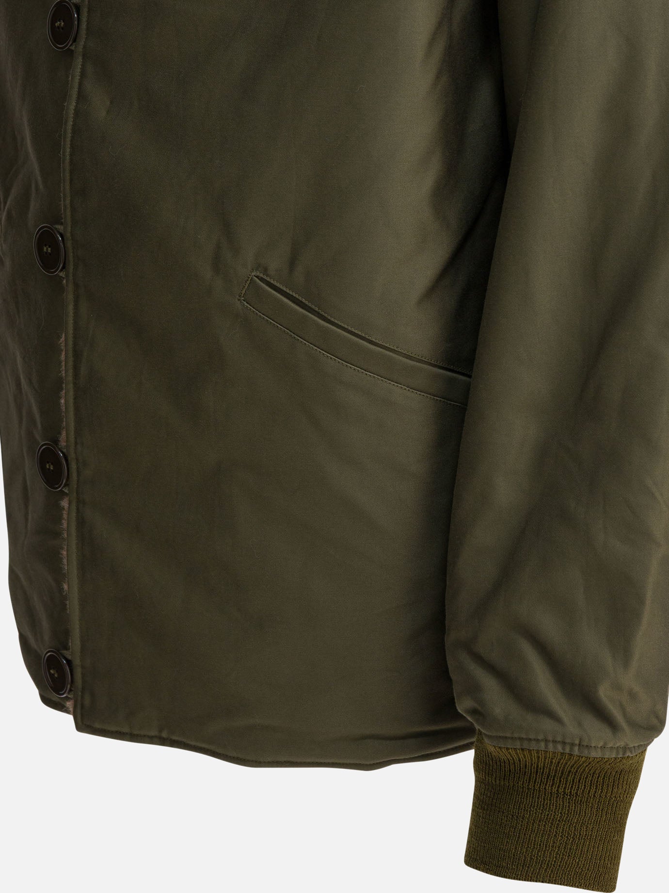 Parka Solid colour  Verde - Buzz Rickson's Uomo | PDP | VIETTI Online Store | thumbnail_4