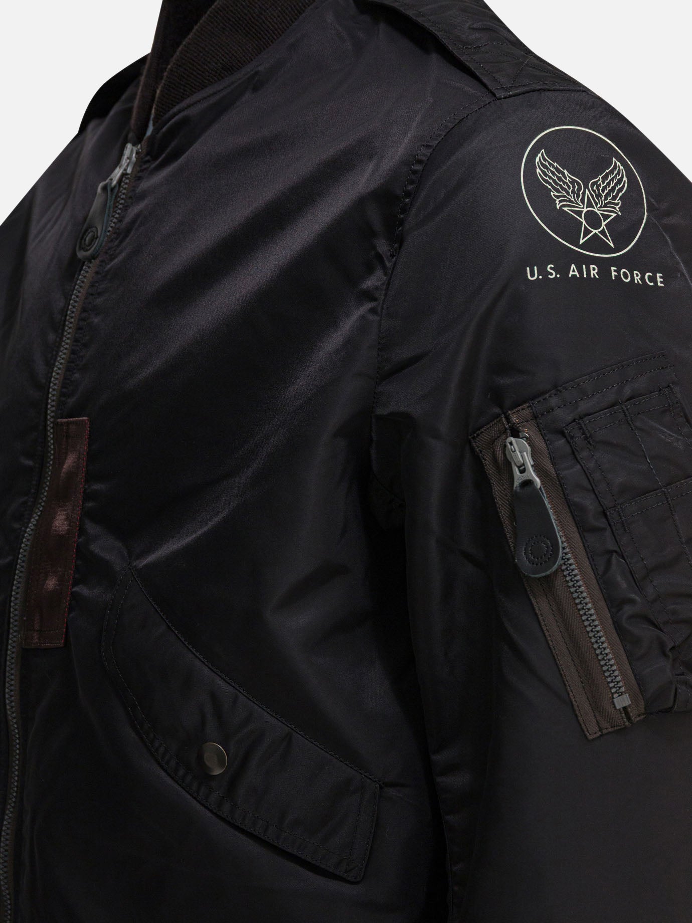 Bomber Solid colour  Nero - Buzz Rickson&#39;s Uomo | PDP | VIETTI Online Store | thumbnail_3