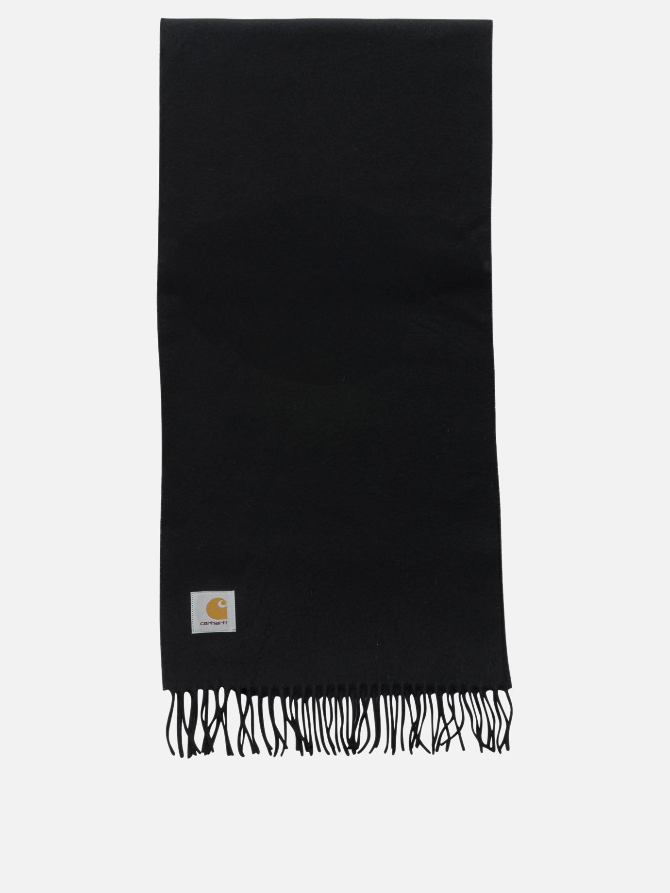 Fringed scarves 100% wool  Black - Carhartt WIP Men | PDP | VIETTI Online Store | thumbnail