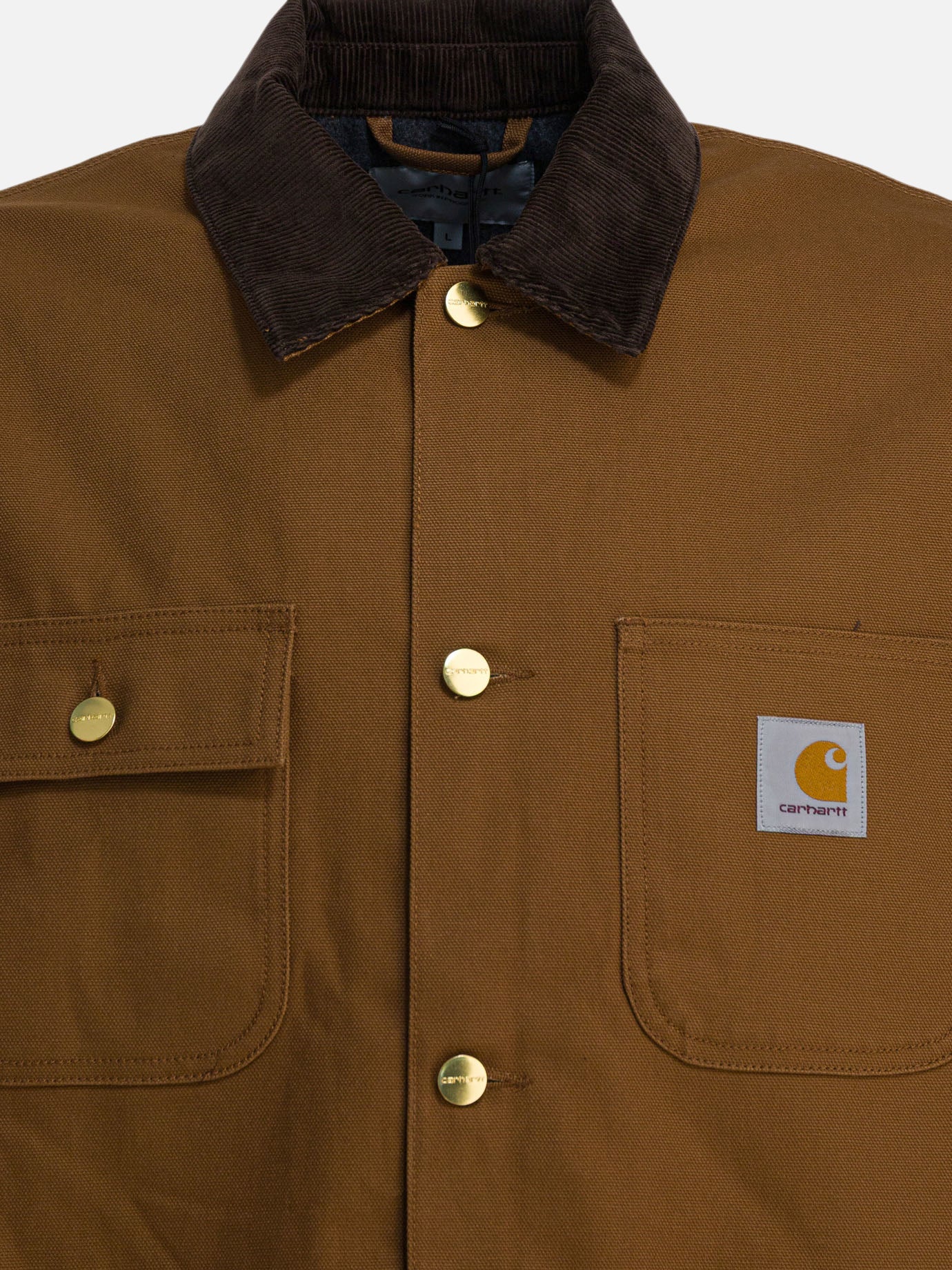Giacche leggere & Trapuntate Logo  Marrone - Carhartt WIP Uomo | PDP | VIETTI Online Store | thumbnail_3