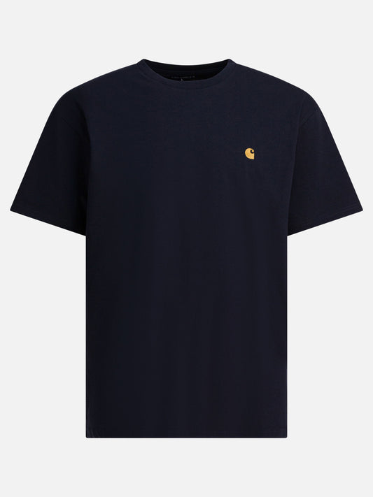 T-shirt girocollo Logo  Blu - Carhartt WIP Uomo | VIETTI Online Store 
