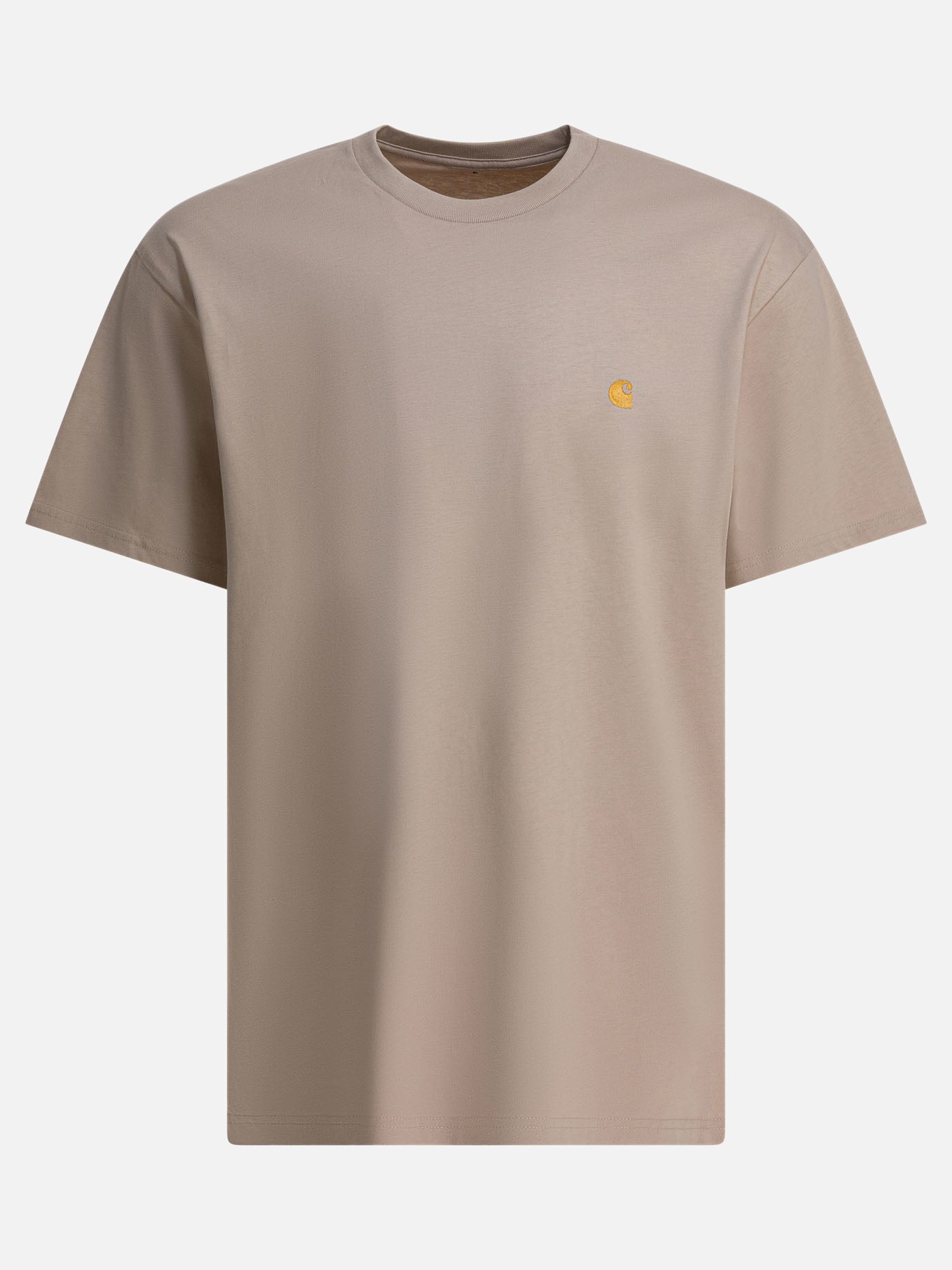 T-shirt girocollo Logo  Beige - Carhartt WIP Uomo | PDP | VIETTI Online Store | Zoom-Modal

