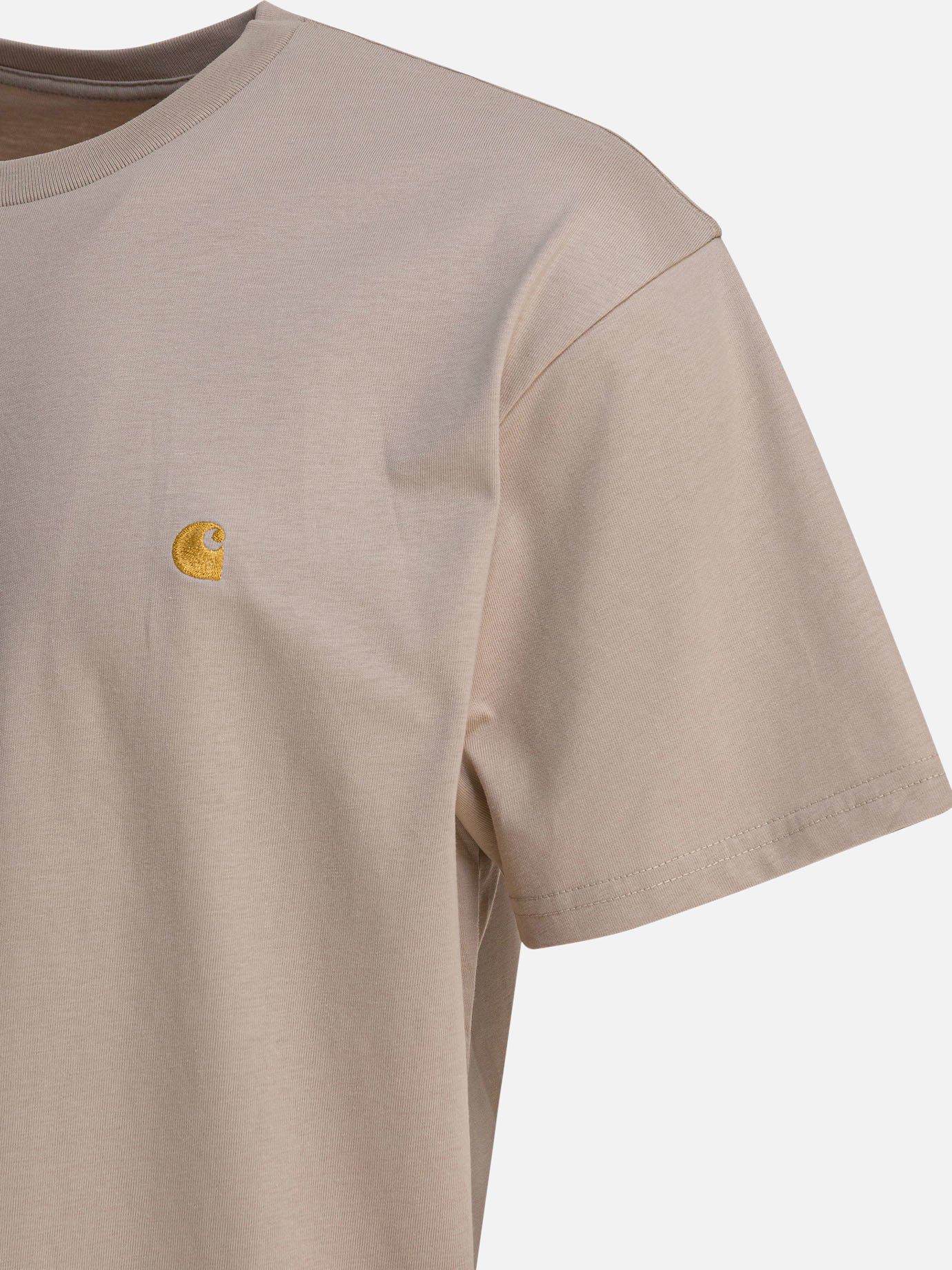 T-shirt girocollo Logo  Beige - Carhartt WIP Uomo | PDP | VIETTI Online Store | Zoom-Modal_3
