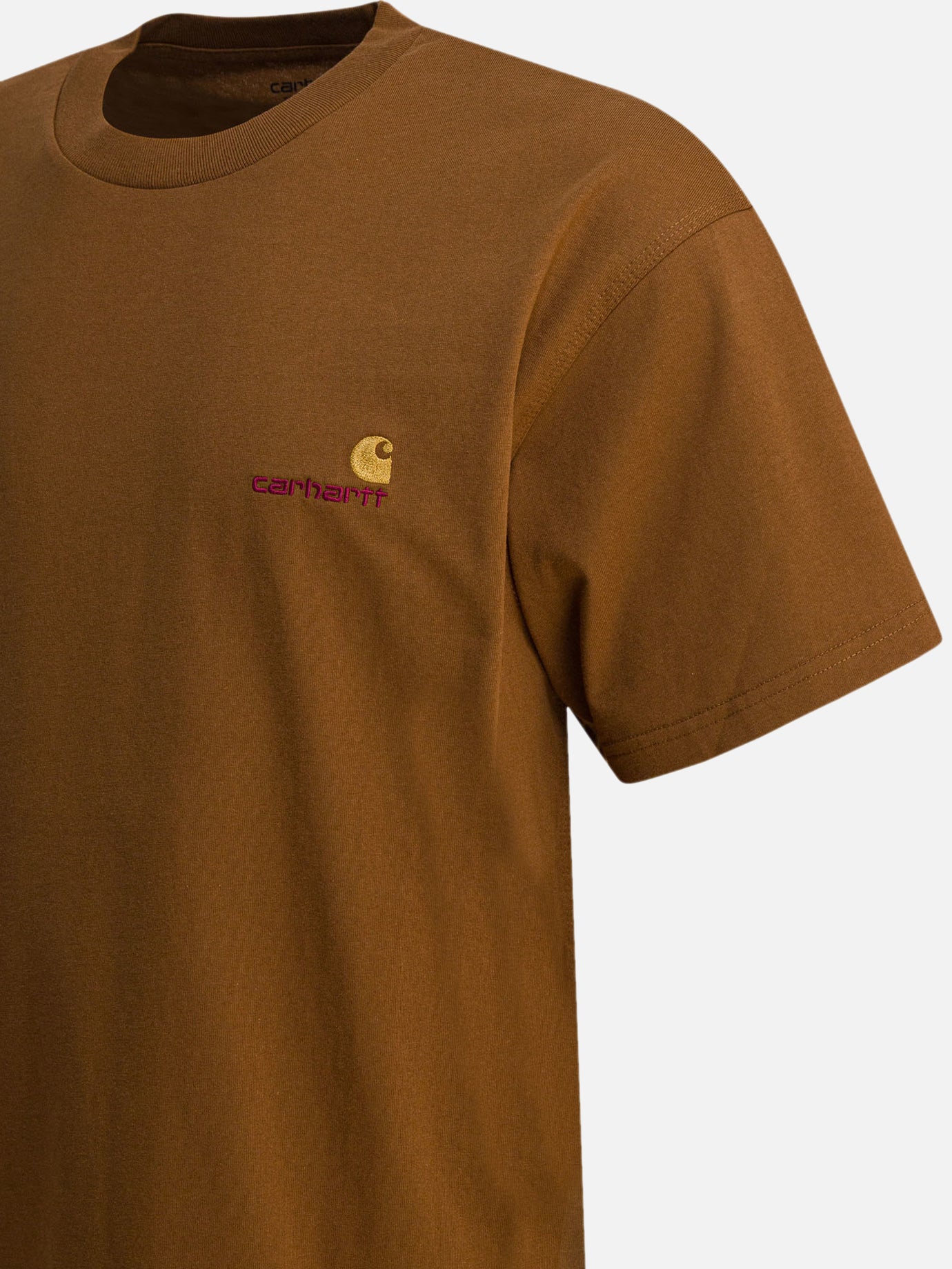 T-shirt girocollo Logo  Marrone - Carhartt WIP Uomo | PDP | VIETTI Online Store | thumbnail_4