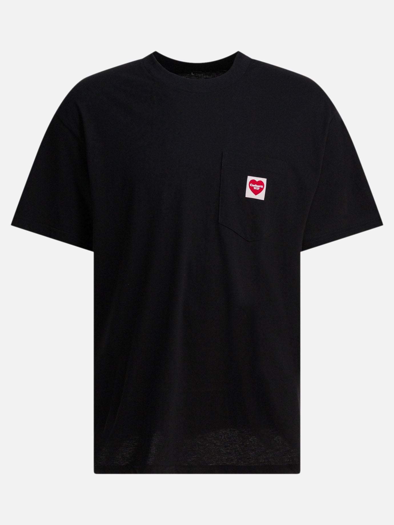 Crewneck t-shirts Solid colour  Black - Carhartt WIP Men | PDP | VIETTI Online Store | thumbnail