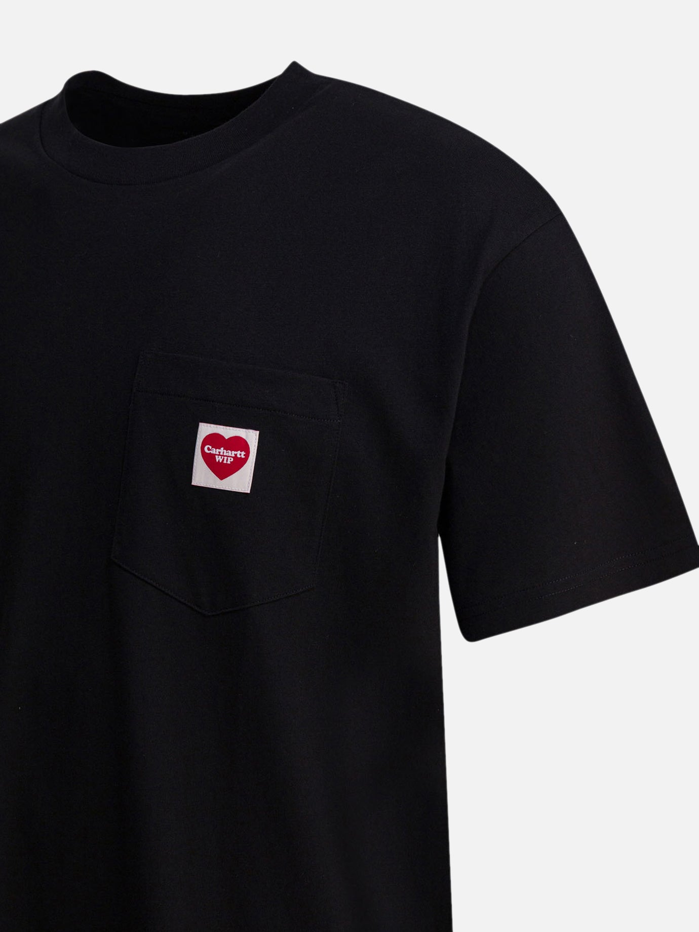 Crewneck t-shirts Solid colour  Black - Carhartt WIP Men | PDP | VIETTI Online Store | thumbnail_4