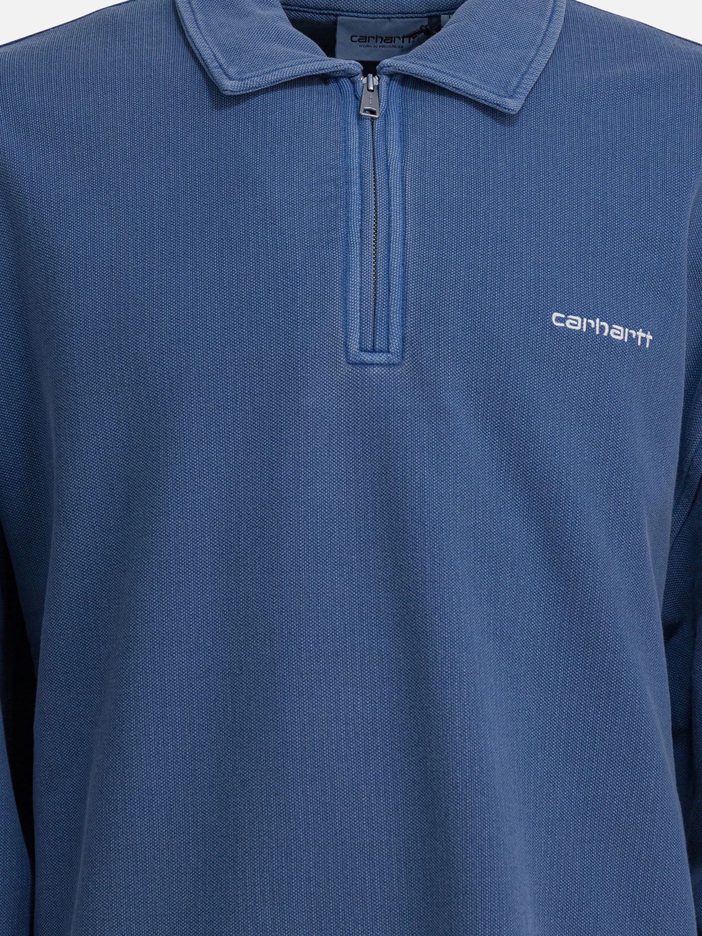 Half zip sweatshirts Logo  Blue - Carhartt WIP Men | PDP | VIETTI Online Store | thumbnail_3