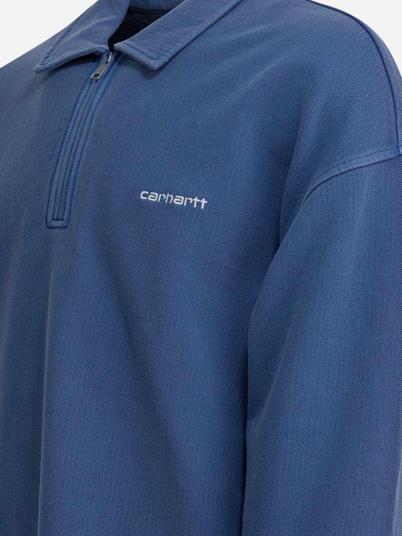 Half zip sweatshirts Logo  Blue - Carhartt WIP Men | PDP | VIETTI Online Store | thumbnail_4