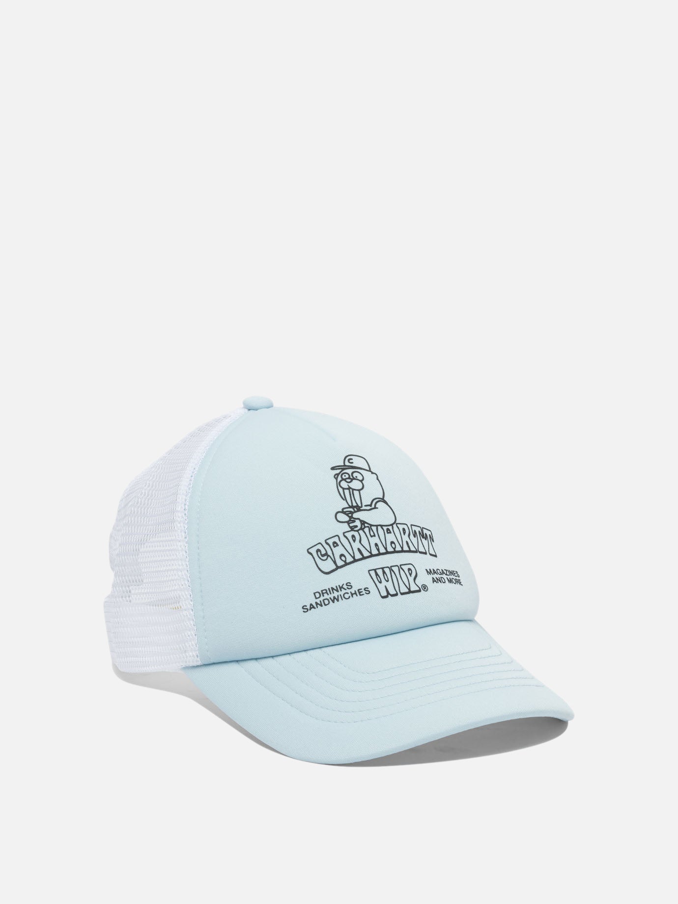 Carhartt WIP &quot;Sandwich&quot; trucker hat 28749848_UNI Blue thumbnail_2