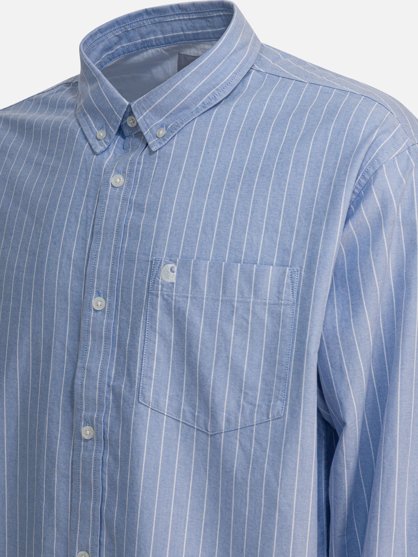 Casual shirts Striped  Light blue - Carhartt WIP Men | PDP | VIETTI Online Store | Zoom-Modal_4
