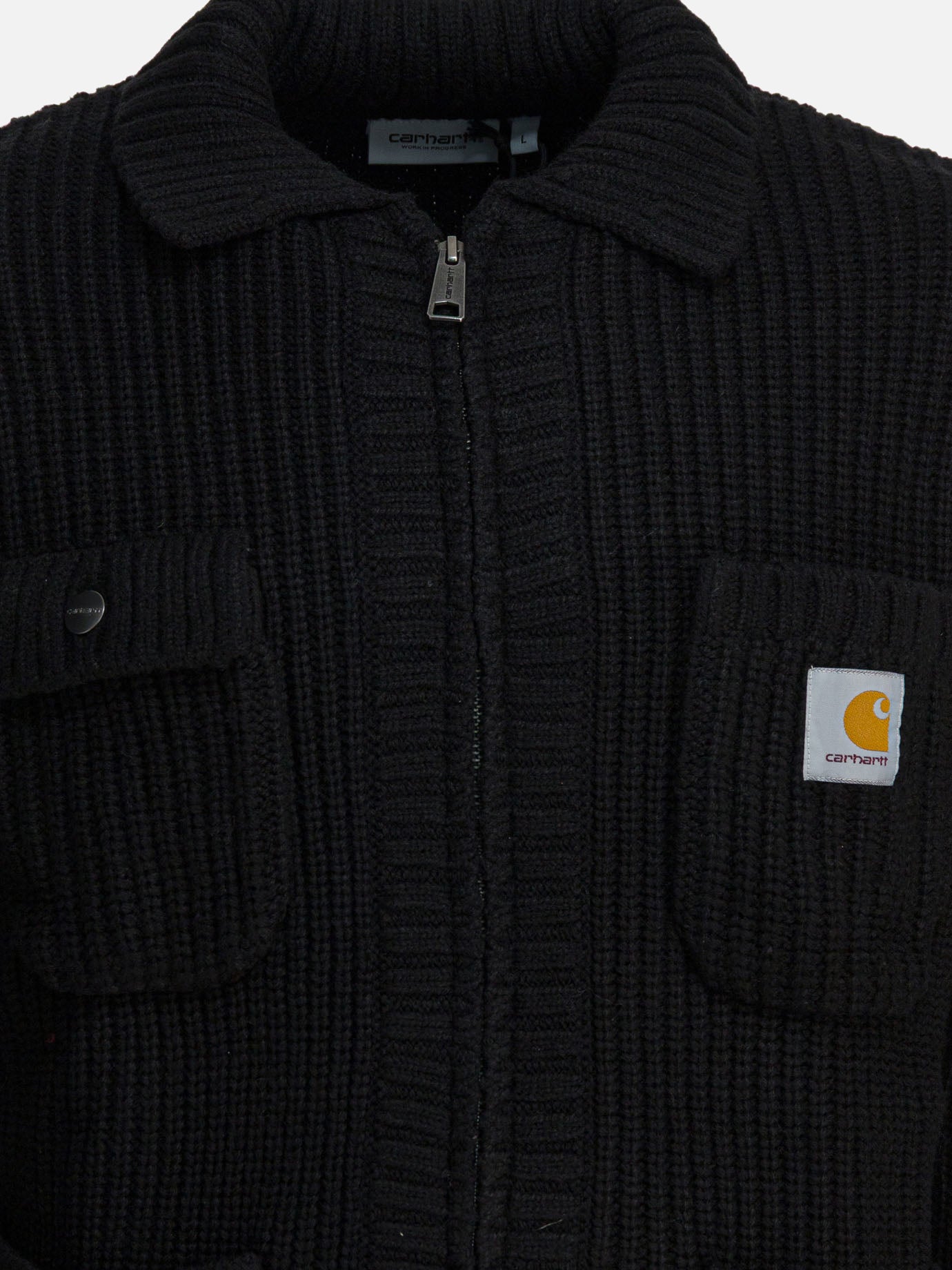 Quilted & Utility Jackets Logo  Black - Carhartt WIP Men | PDP | VIETTI Online Store | Zoom-Modal_3
