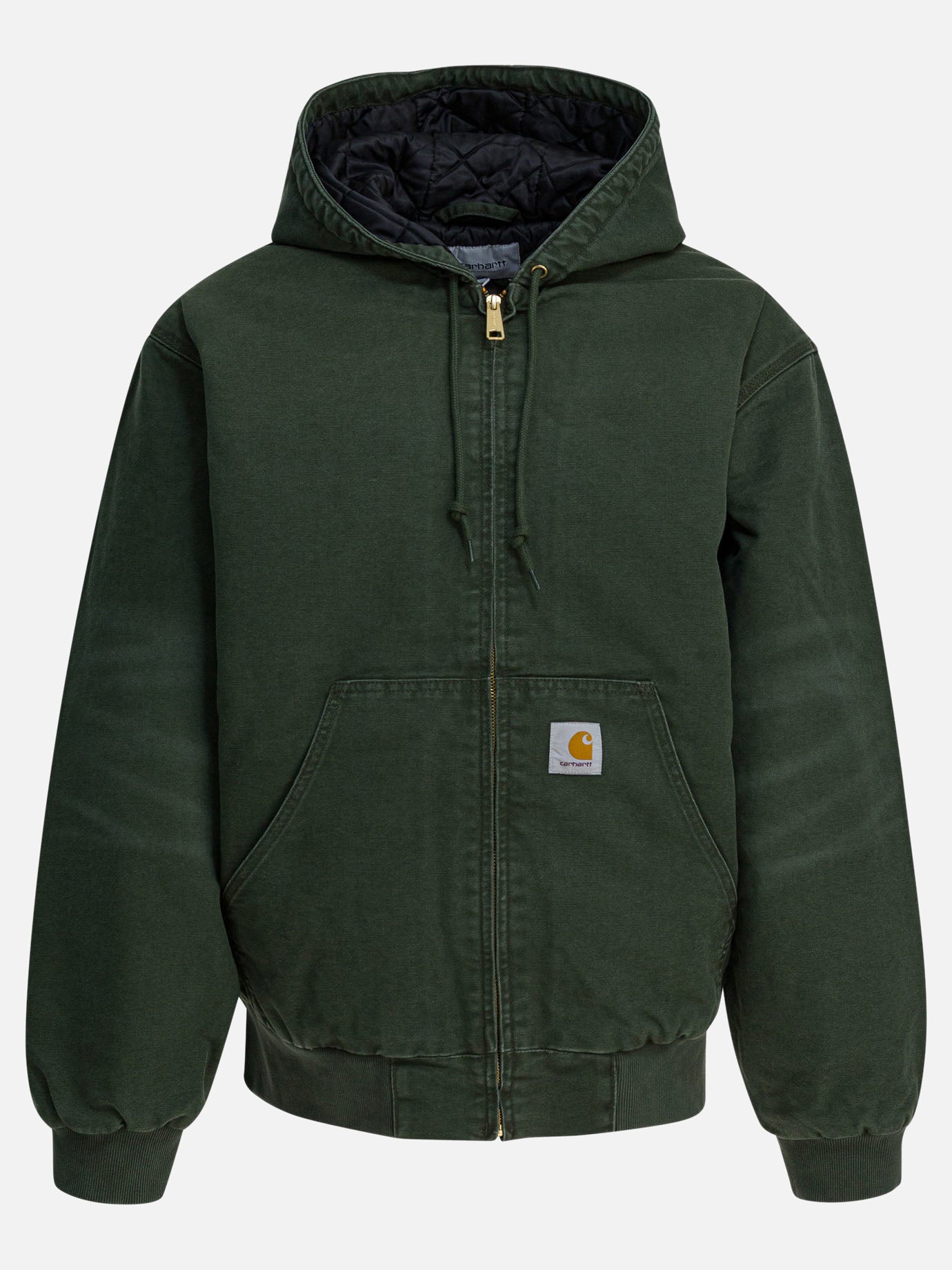 Quilted & Utility Jackets Solid colour  Green - Carhartt WIP Men | PDP | VIETTI Online Store | Zoom-Modal
