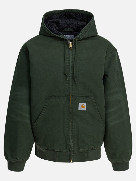Quilted & Utility Jackets Solid colour  Green - Carhartt WIP Men | PLP | VIETTI Online Store 

