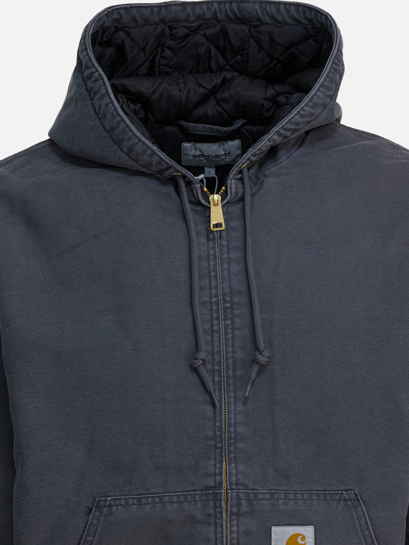 Quilted & Utility Jackets Solid colour  Grey - Carhartt WIP Men | PDP | VIETTI Online Store | thumbnail_3