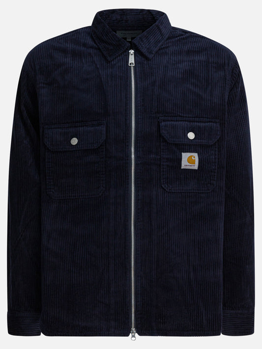 Overshirt jackets Logo  Blue - Carhartt WIP Men | PLP | VIETTI Online Store 
