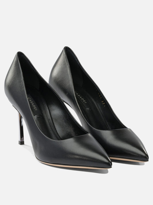 Décolleté 100% leather - 100% leather  Nero - Casadei Donna | PDP | VIETTI Online Store | 2
