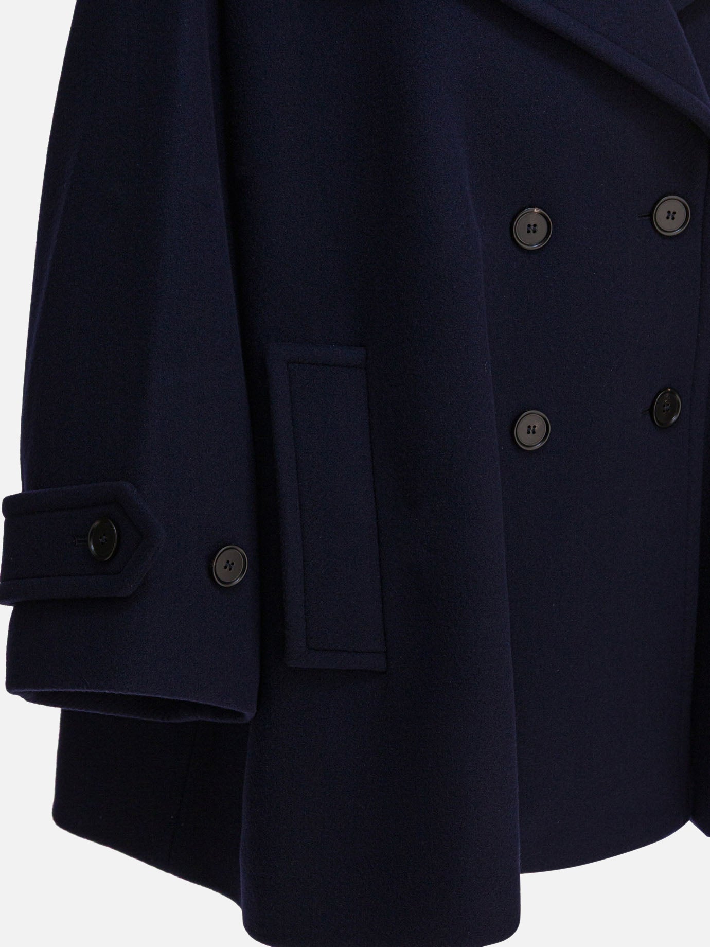 Long coats Solid colour  Blue - Chloé Women | PDP | VIETTI Online Store | thumbnail_4