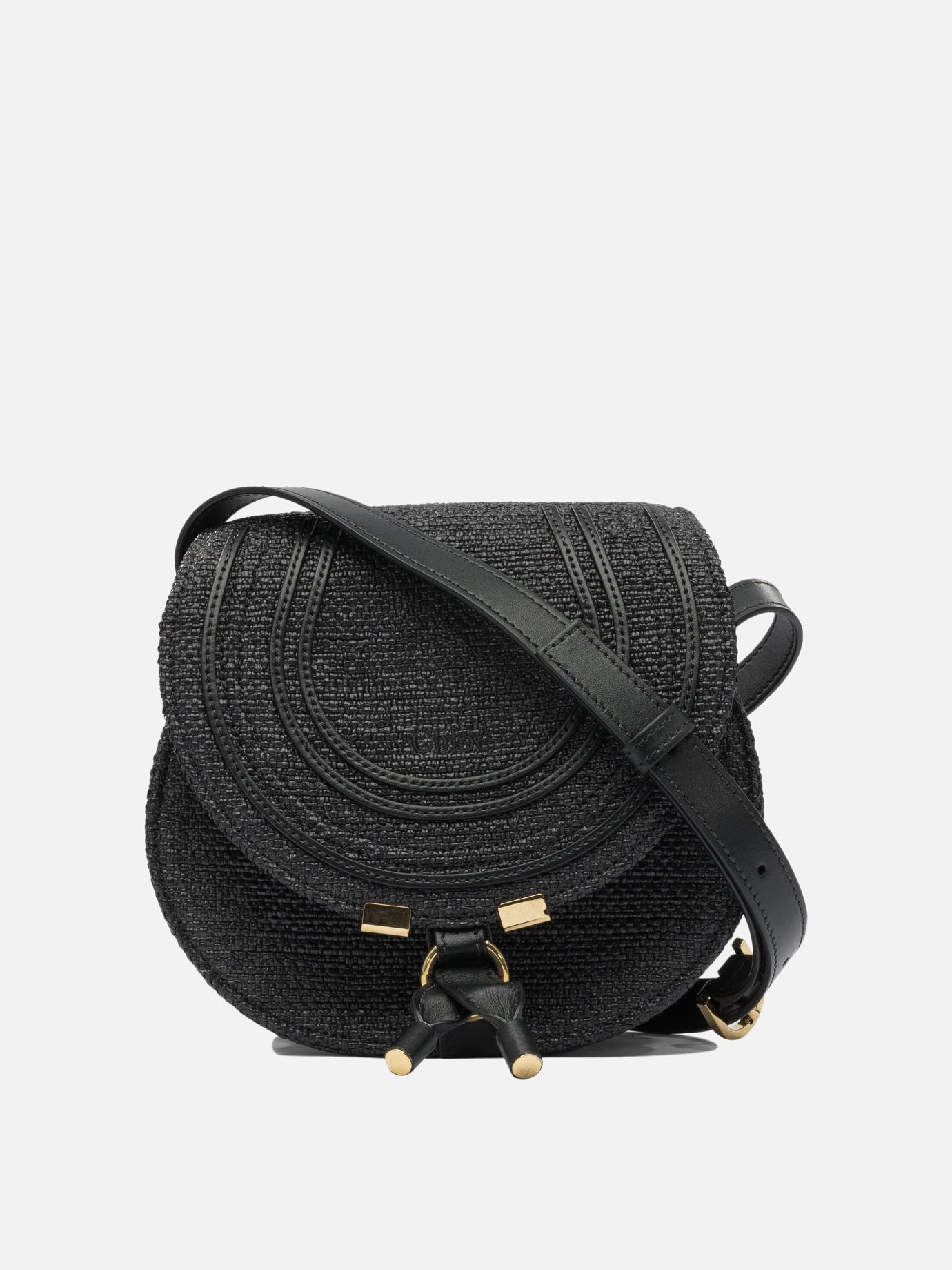 Chloé Borsa a tracolla &quot;Saddle Marcie&quot; 13808066_UNI Black thumbnail_1