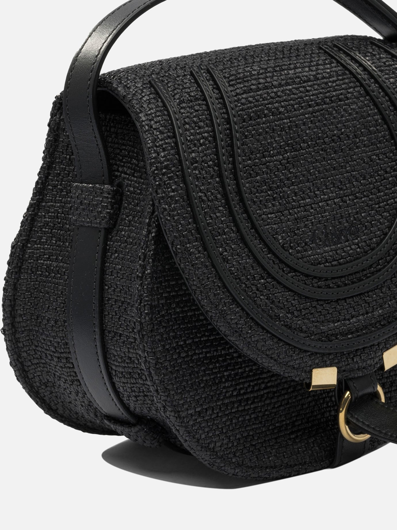 Chloé Borsa a tracolla &quot;Saddle Marcie&quot; 13808066_UNI Black thumbnail_4
