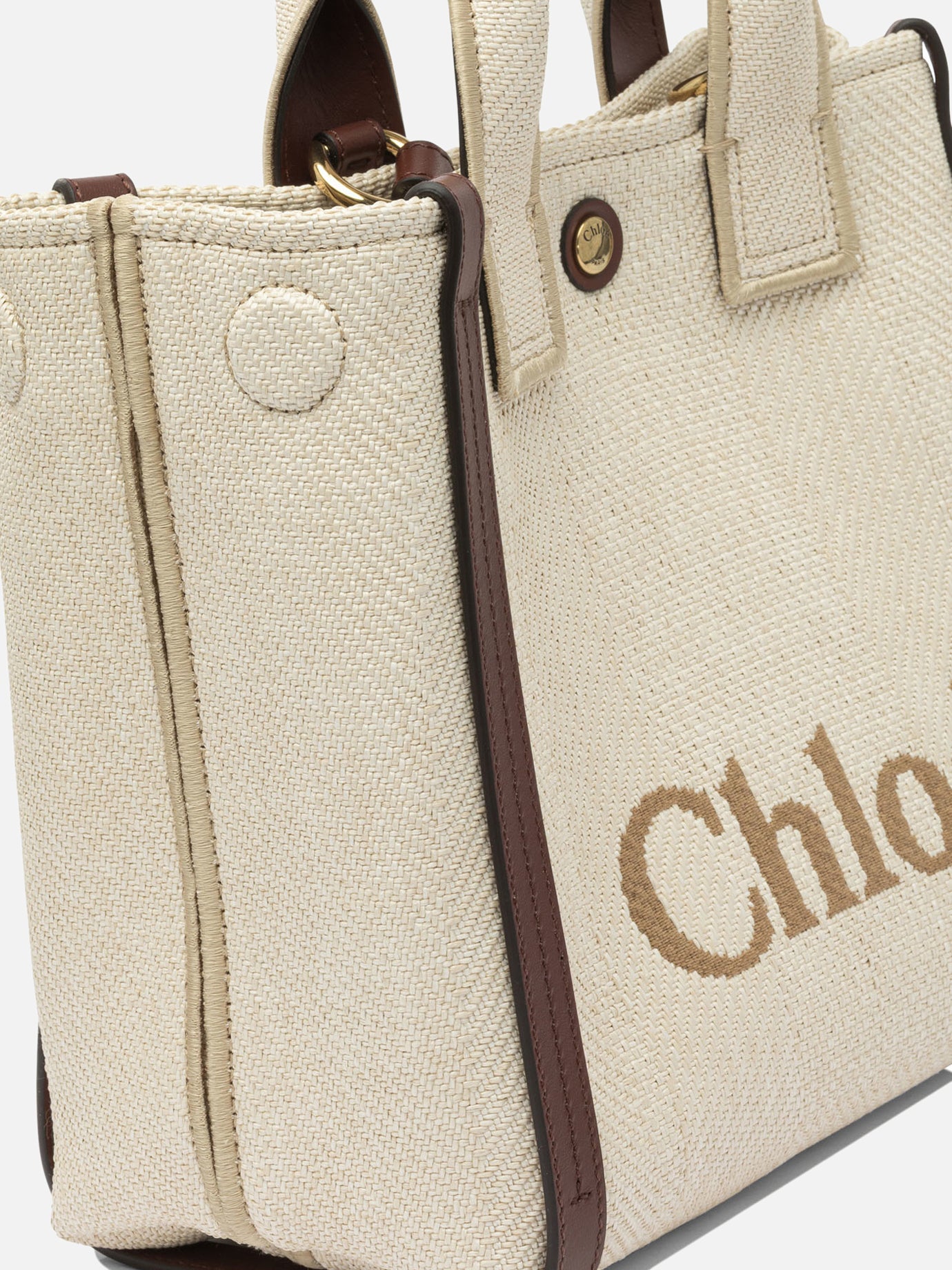 Borse piccole 69% cotton 31% polyamide  Beige - Chloé Donna | PDP | VIETTI Online Store | thumbnail_4