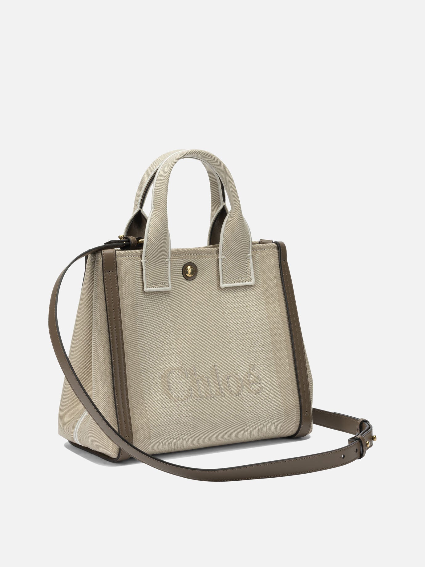 Small bags 91% recycled cotton 6% polyester 3% other fibres  Beige - Chloé Women | PDP | VIETTI Online Store | Zoom-Modal_2
