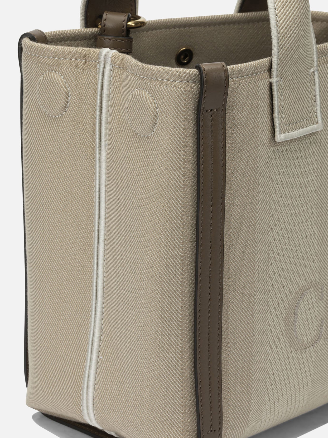 Small bags 91% recycled cotton 6% polyester 3% other fibres  Beige - Chloé Women | PDP | VIETTI Online Store | Zoom-Modal_4
