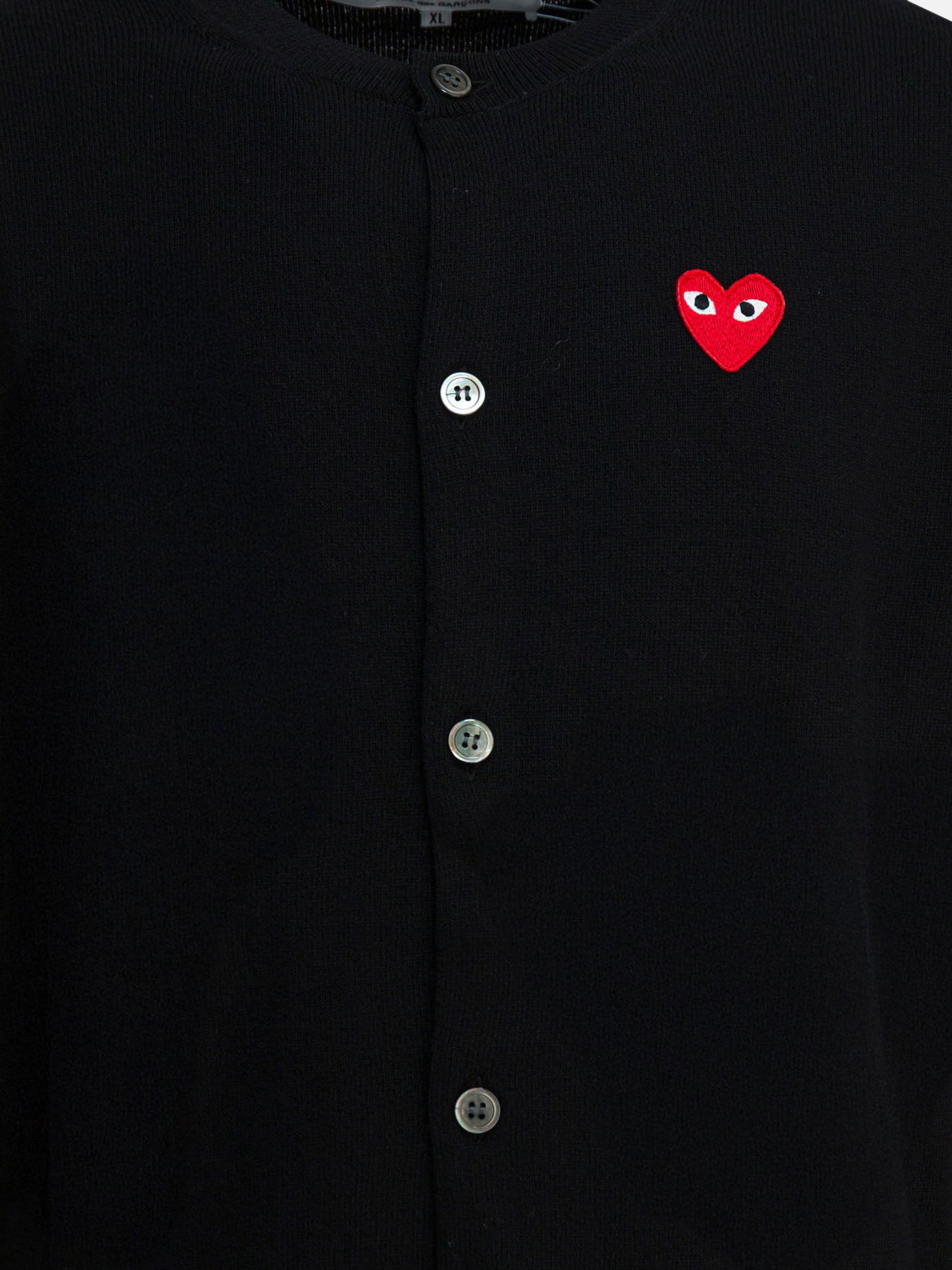 Cardigans Logo  Black - Comme Des Garçons Play Men | PDP | VIETTI Online Store | Zoom-Modal_3
